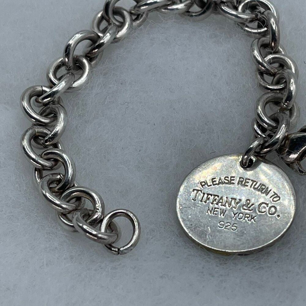 Tiffany & Co. Sterling Silver Return to Tiffany Charm Bracelet - Silver
